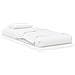 Struttura letto a terra Bianco 90 x 190 cm Legno multistrato - Foto miniatura 1