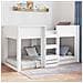 Struttura letto a terra Bianco 90 x 190 cm Legno multistrato - Foto miniatura 4
