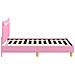 Struttura letto bambini con testata Rosa 80 x 160 cm Tessuto - Foto miniatura 6
