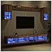 Unità a muro per TV con LED con led 6 pcs Rovere artigianale - Foto miniatura 5