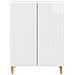 Credenza Bianco Lucido 66 x 34,5 x 90 cm Legno ingegnerizzato - Foto miniatura 4