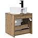 Mobile lavabo da parete Rovere Artigianale 49 x 44,5 x 65 cm - Foto miniatura 3