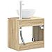 Mobile Lavabo da Parete Rovere Sonoma 49,5 x 41 x 64,5 cm - Foto miniatura 4