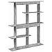 Scaffale da parete A parete Grigio 102 x 20 x 130 cm - Foto miniatura 5