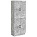Set di armadi 2 pcs Grigio Cemento Legno ingegnerizzato - Foto miniatura 1