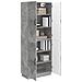 Set di armadi 2 pcs Grigio Cemento Legno ingegnerizzato - Foto miniatura 2