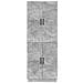 Set di armadi 2 pcs Grigio Cemento Legno ingegnerizzato - Foto miniatura 4