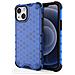 Honeycomb Corpo Con Copertura Rigida E Bumper In Tpu, Per Iphone 13 Mini, Blu - Foto miniatura 1