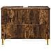Armadio per Lavabo da Bagno ARNHEM Rovere Fumo 82 x 41 x 59 cm - Foto miniatura 4