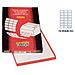 etichetta adesiva a / 410 bianca 100fg a4 63,5x38,1mm (21eti / fg) markin - Foto miniatura 1