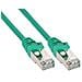 cavo patch per rete dati lan cat. 5e, 2x rj45, schermatura futp, colore verde, 7m - Foto miniatura 1