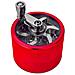 Grinder Swing Tabacco In Metallo 4 Parti Tritatabacco Pollinator Colore Rosso - Foto miniatura 1