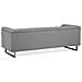 Divano A 3 Posti In Tessuto Grigio Chiaro Vissland - Foto miniatura 16