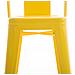 Set 2 Sgabelli Bar in Metallo Mason I Coppia Sgabelli Alti Bancone I Sgabelli Industrial H 77cm I Sgabello Pub Cucina con Schienale E Poggiapiedi Giallo - Foto miniatura 3