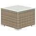 Set Lounge In Rattan Marrone Chiaro A 8 Posti Cuscini Bianco Crema Maestro Ii - Foto miniatura 7