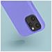 Cover Silicone Iphone 12 Pro Max Semi-rigida Opaca Soft Touch Viola - Foto miniatura 2