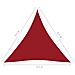 Parasole a Vela Oxford Triangolare 4,5x4,5x4,5 m Rosso - Foto miniatura 6