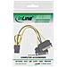 0.15m 2xSATA / 6P PCIe, Maschio / femmina, PCI-E (6-pin) , 2 x SATA, Dritto, Dritto, Nero, Giallo - Foto miniatura 1