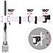 Supporto da Braccio per Doppio Monitor DM252 da 13-27" Inclinazione / Rotazione - Foto miniatura 2