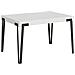 Tavolo Allungabile 90x130/234 Cm Rio Telaio Antracite - Bianco Frassino - Foto miniatura 4