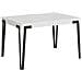 Tavolo Allungabile 90x130/234 Cm Rio Telaio Antracite - Bianco Frassino - Foto miniatura 1