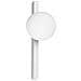 Applique Da Parete Contemporaneo Binomio Metallo Bianco 1 Luce G9 4w 3000k Ip20 - Foto miniatura 1
