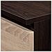 Comodino CL2, 2 cassetti, 40x35x40 cm, Colore Weng? e Sonoma Quercia - Foto miniatura 4