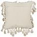 Set Di 2 Cuscini Olearia Cotone 45 X 45 Cm Beige Tinta Unita - Foto miniatura 11