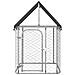Gabbia Per Cani Da Esterno Con Tetto 100x100x150 Cm - Foto miniatura 2