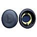 Cuscinetti Auricolari Di Ricambio Per Jabra Elite 45h /evolve2 65, Cuscinetti Auricolari In Morbida Memory Foam E Pelle Proteica Blue - Foto miniatura 1