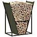 Rastrelliera per Legna da Ardere Verde Oliva 69,5x35x81 cm - Foto miniatura 2