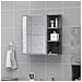 Lusso Casadino -  Mobile Bagno Specchio Grigio Cemento 62,5x20,5x64cm Multistrato - Foto miniatura 8