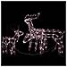 Decorazioni Di Natale A Forma Di Renne 3 Pz 229 Led - Foto miniatura 2