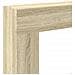 Cornice per Camino Rovere Sonoma 81x18x82 cm in Truciolato - Foto miniatura 7