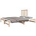 Dormeuse Estraibile 2x(90x190) cm Legno Massello di Pino - Foto miniatura 9