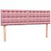 Giroletto a Molle con Materasso Rosa 140x210 cm in Velluto - Foto miniatura 7