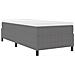 Letto a Molle Insacchettate con Materasso Grigio Chiaro 100x200 cm Tessuto in Corduroy - Foto miniatura 3