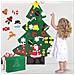 Albero Di Natale Con Ornamenti Rimovibili In Feltro Decorazione Natalizia Fai Da Te - Foto miniatura 4