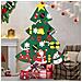 Albero Di Natale Con Ornamenti Rimovibili In Feltro Decorazione Natalizia Fai Da Te - Foto miniatura 6