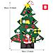 Albero Di Natale Con Ornamenti Rimovibili In Feltro Decorazione Natalizia Fai Da Te - Foto miniatura 7
