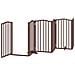Cancello Cani Porta Pieghevole Marrone 15 Pannelli 750cm Pioppo - Foto miniatura 5