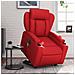 Poltrona Alzapersona Reclinabile Elettrica Rossa in Similpelle - Foto miniatura 2