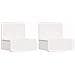 Comodino 2 pcs Bianco 44 x 32.5 x 40 cm Legno di pino massello - Foto miniatura 1