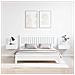 Comodino 2 pcs Bianco 44 x 32.5 x 40 cm Legno di pino massello - Foto miniatura 4