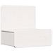 Comodino 2 pcs Bianco 44 x 32.5 x 40 cm Legno di pino massello - Foto miniatura 5