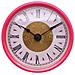 Inserto Orologio Al Quarzo Hr1688 Con Cornice Rosa E Numeri Romani Neri Gold - Foto miniatura 1