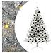 Albero di Natale artificiale con luci integrate Argento 180 cm - Foto miniatura 1