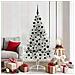Albero di Natale artificiale con luci integrate Argento 180 cm - Foto miniatura 2