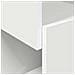 Mobile angolare Bianco 30,5x30x65cm Legno multistrato - Foto miniatura 7