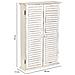 Armadio In Legno Beige A 2 Ante 50x15x79h Cm - Foto miniatura 3